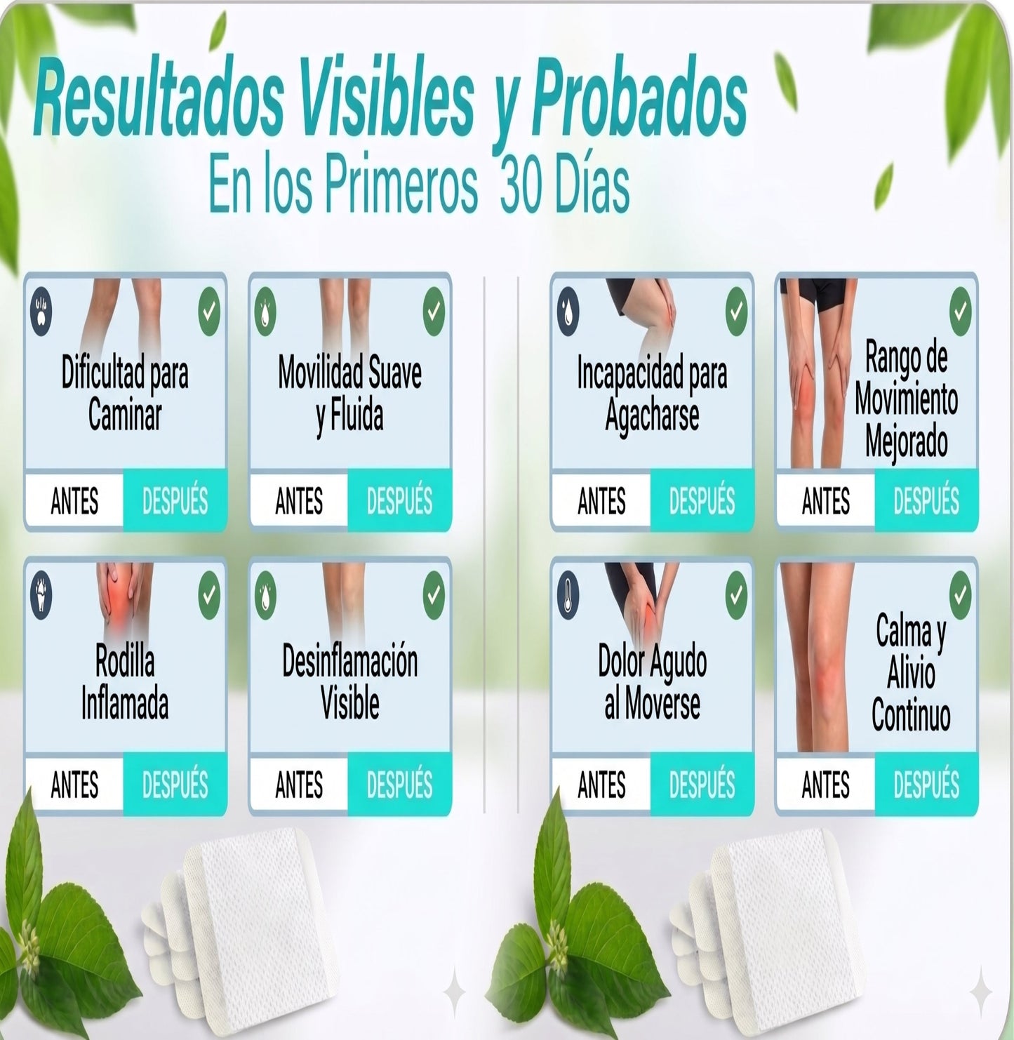 PACK PARCHES DOLOR RODILLAS